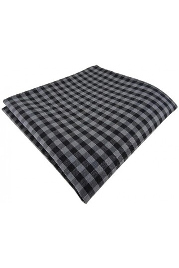 TigerTie - Foulard - À Carreaux - Femme gris anthrazit grau schwarz Taille Unique