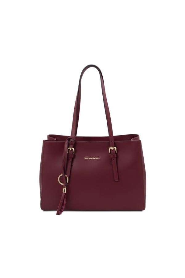 TUSCANY LEATHER TLBag Sac bandoulière en cuir Cognac