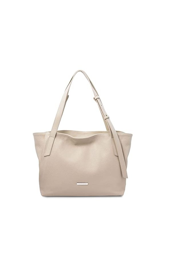 Tuscany Leather TLBag Sac Shopping en Cuir Souple Cognac