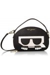 KARL LAGERFELD Maybelle Sac à bandoulière avec poignée supérieure, Femme, Noir, Taille Unique