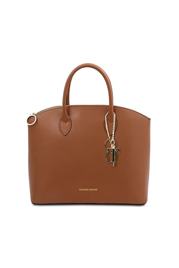 TUSCANY LEATHER TL KeyLuck Sac cabas en cuir Rouge