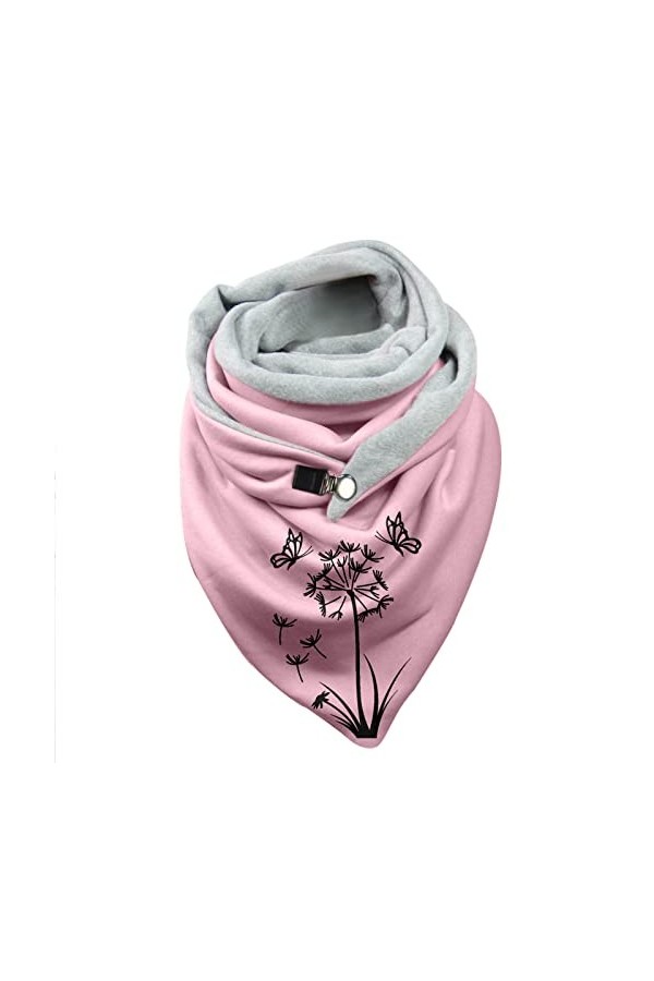 BOTCAM Hommes Écharpe Noir Femme Châle Foulard Femme Écharpe Écharpe Noir Femme, b, taille unique