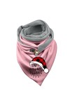rtdgcv Écharpe pour femme avec boutons élégante personnalité classique géométrique écharpe femme rétro bohème foulard triangl