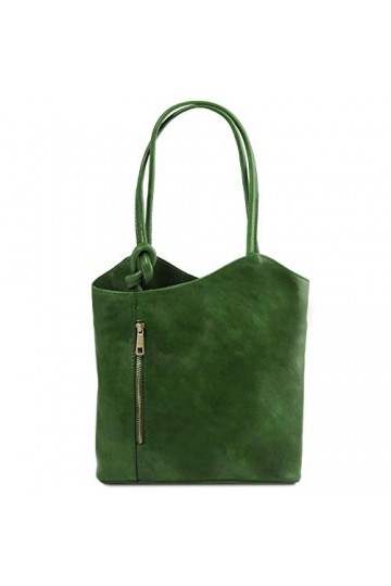 Tuscany Leather Patty - Sac en Cuir Convertible en Sac à Dos - TL141497 Vert 