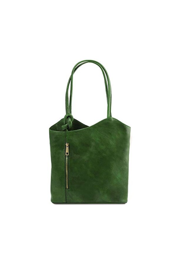 Tuscany Leather Patty - Sac en Cuir Convertible en Sac à Dos - TL141497 Vert 