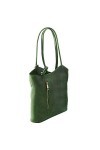 Tuscany Leather Patty - Sac en Cuir Convertible en Sac à Dos - TL141497 Vert 