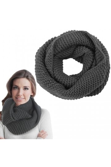 Echarpe Femme Écharpe Tricotée Foulard DHiver Pour Femme Écharpe Pour Femme Écharpe Tube Tricotée Douce Et Chaude Écharpe D
