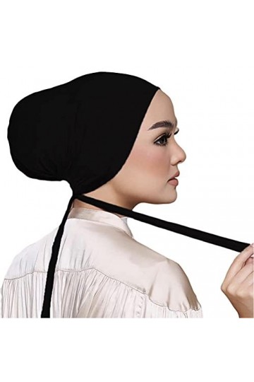 ARTOCT Foulard pour Femmes, Bonnet de Tube Hijab sous-écharpe, Bonnet de Hijab Musulman Islamique réglable sous écharpe avec 