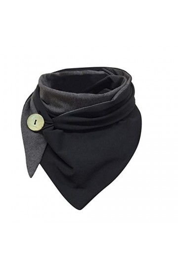 Blingko éCharpe Femme Noire Pashmina Foulards Automne Hiver Echarpe Femme Cachemire Couleur Unie Chaude Décontracté Foulard C