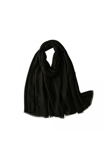 ZHUNOLYA Foulard En Soie Pour Femme,Châle De Protection Solaire Au Toucher De Soie De Mûrier,Foulard à Franges Respirant,Adap