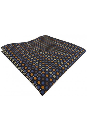 TigerTie - Foulard - À Pois - Femme marron braun blau gold orange silber schwarz Taille Unique