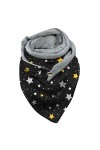 Foulards dhiver en coton avec franges en coton - Pour lautomne et lhiver - Motif floral - Tendance - Triangle chaud, E-a, 