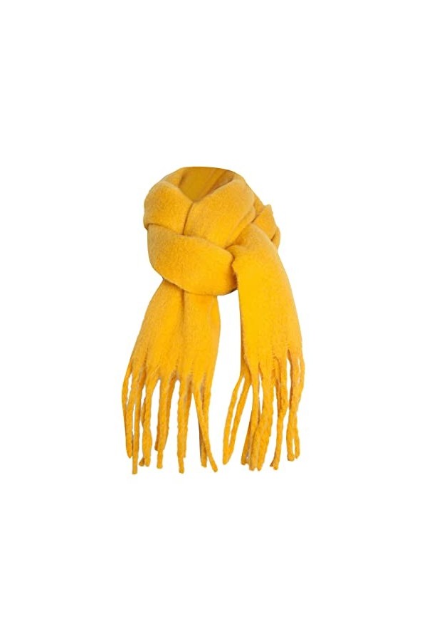 TDEOK écharpe bleu clair femme grande écharpe pour femme longue couverture épaisse surdimensionnée hiver automne écharpe chau