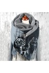 Walaka Echarpe Hiver Femme, Femme Triangle Foulard écharpe Chale Etole Chic Cheche Femme Shawl Pashmina Echarpe Personnalisée