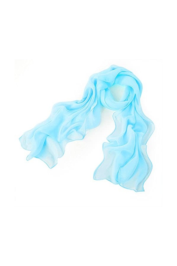 Signare Foulard léger en mousseline de soie pour femme avec 8 couleurs attrayantes