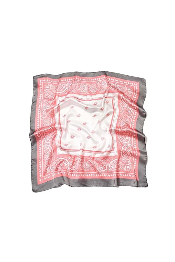 Iovorla Foulard Paisley pour femme 70 cm x 70 cm - Écharpe carrée décorative - Écharpe printemps/automne 295-2 , 295-6, Tai