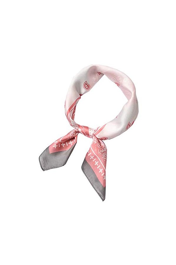 Iovorla Foulard Paisley pour femme 70 cm x 70 cm - Écharpe carrée décorative - Écharpe printemps/automne 295-2 , 295-6, Tai