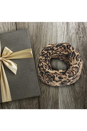 AirSMall Ring écharpe Leopard poche boîtier ceinture fermeture éclair cache sac de voyage écharpe fermeture éclair poche écha