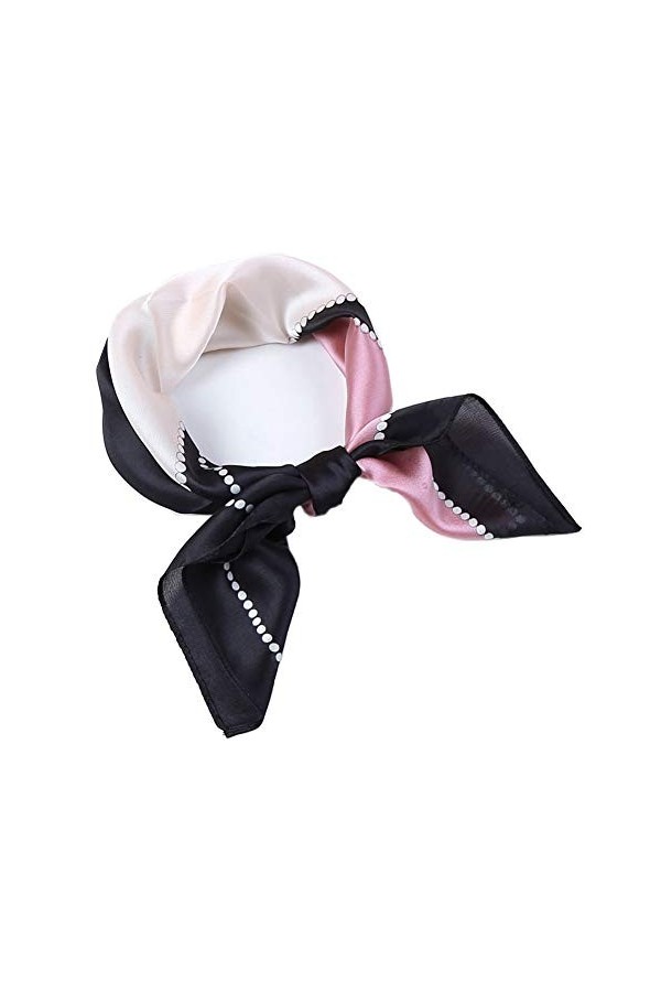 Litoon Foulard carré pour femme - Bleu - Medium