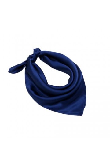 Foulard Carré Soie Couleur Uni 53x53cm