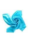 Foulard Carré Soie Couleur Uni 53x53cm