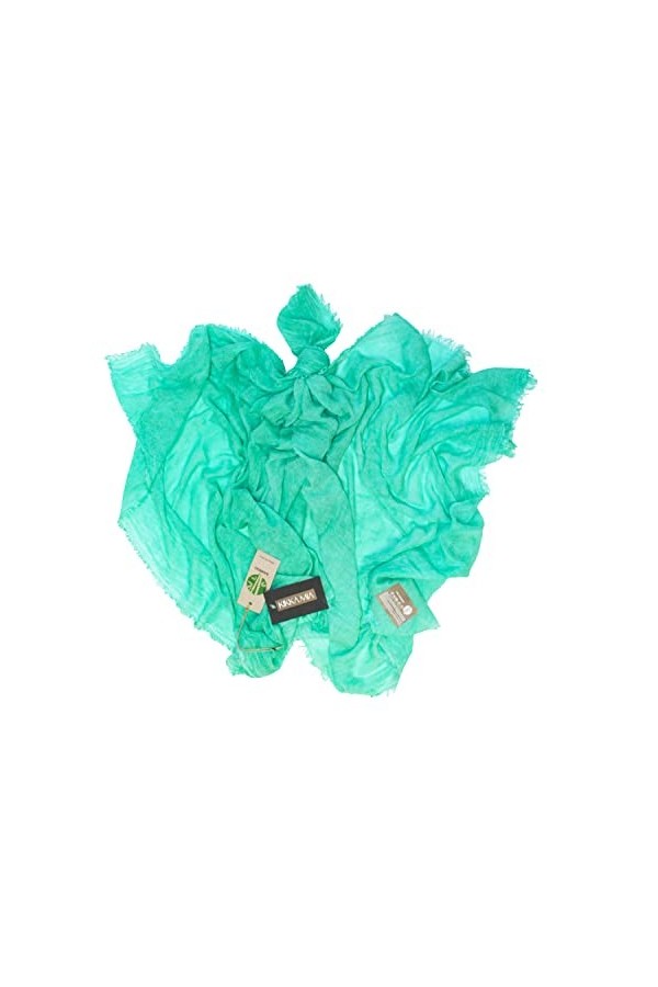 KIKKA MIA - BAMBOO - Écharpe pour femme fabriquée en Italie - Foulard élégant accessoire écharpe de haute qualité fabriqué en
