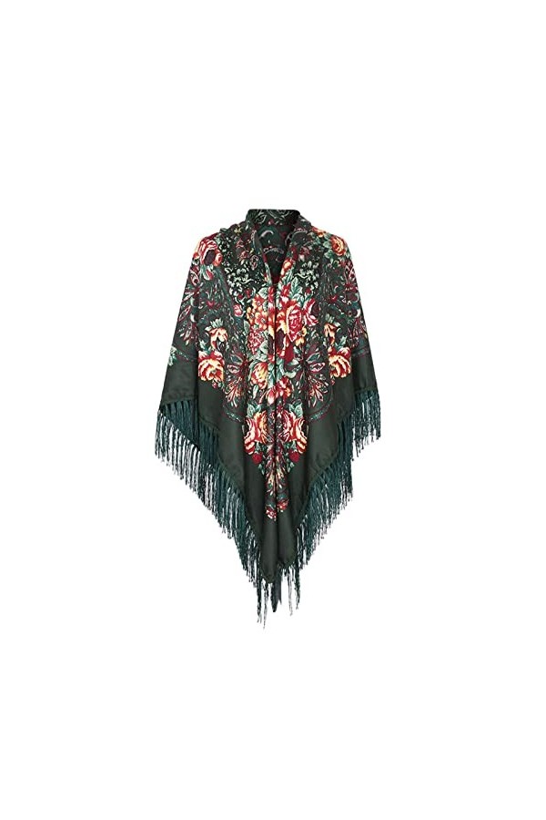 Godom Écharpe en boucle pour femme, foulard triangulaire pour femme - Mode dhiver - Impression douce - Foulards pour femmes 