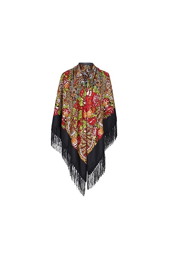 Godom Écharpe en boucle pour femme, foulard triangulaire pour femme - Mode dhiver - Impression douce - Foulards pour femmes 