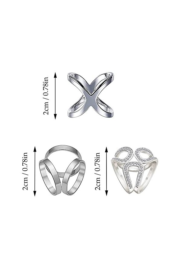 Boucles dÉcharpe, 6 Pièces Mode Écharpe Clip, Clip Foulard Femme, Soie Écharpe Boucle Clip, EléGant Boucle Mode Foulard Clip