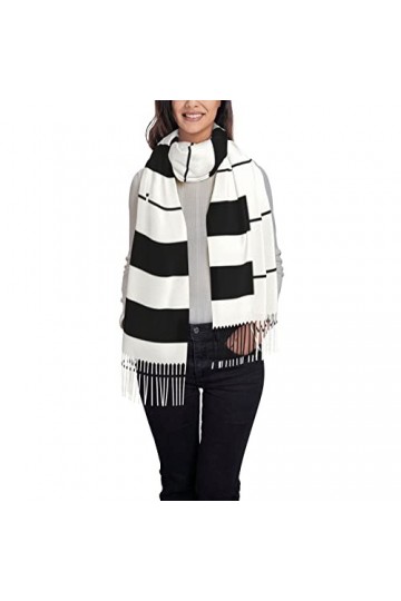 KTQUZCLF Foulard dhiver chaud pour femme, motif touches de piano et musique, comme sur limage, taille unique