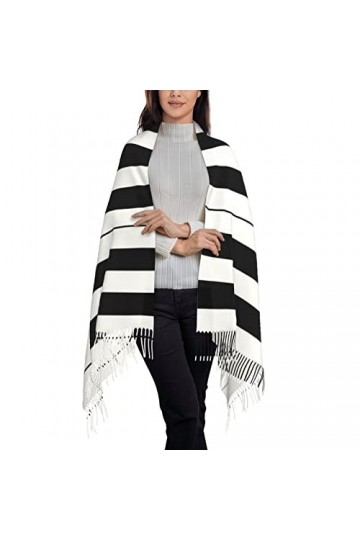 KTQUZCLF Foulard dhiver chaud pour femme, motif touches de piano et musique, comme sur limage, taille unique