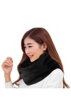 Femmes Dames Écharpe Tube Epais Chaud Foulard de Fausse Fourrure Hiver Automne Châle Etole Thermique Tour de Cou Douce Cache-