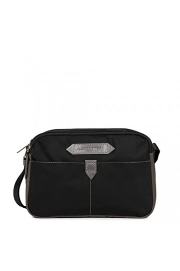 LANCASTER Sac trotteur - Basic Sport Noir - Taupe - Galet