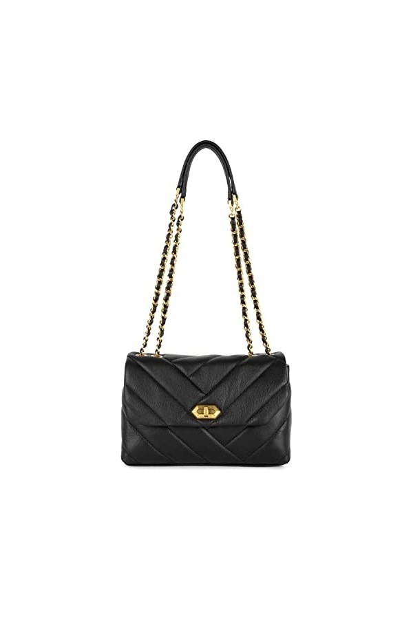 LANCASTER Sac trotteur - Soft Matelassé Noir