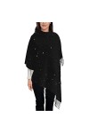 BUULOO Étoiles de lEst Écharpe Châle Femme Longue Écharpe Cadeau pour Elle Pour Toutes Les Saisons Halloween Noël, Symboles 