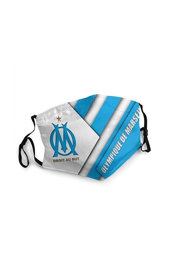 90ioup Olym-Pique De Mar-Seille Chapeaux Magiques, Bandeaux de Foulard Facial Cache-Cou Bandana cagoules ¨¦charpes