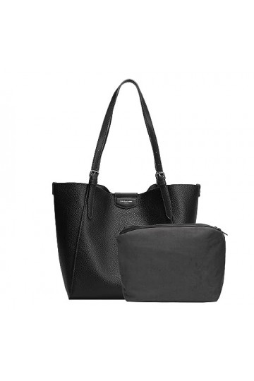 David Jones - Sac à Main Porté Epaule Femme - Cabas Fourre-Tout Simili Cuir Souple - Sac Cours Lycée Travail - Sac Shopping G