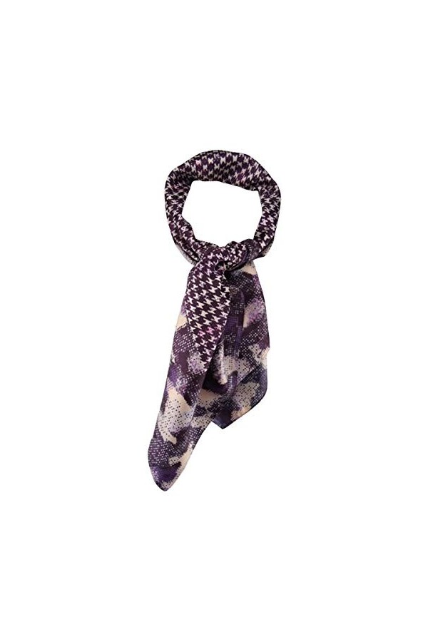 TigerTie Foulard pour femme avec motif - Taille 60 x 60 cm, vert, vert foncé, beige, Taille Unique