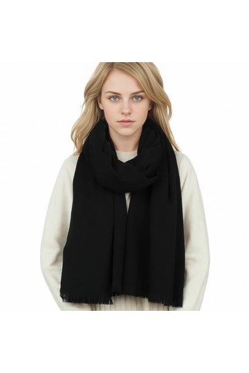 SWAT PANY Pashmina Châles et Châles pour Robes de Soirée Noir Châle de Mariage Écharpe Hiver Grand Châle Doux pour Femmes