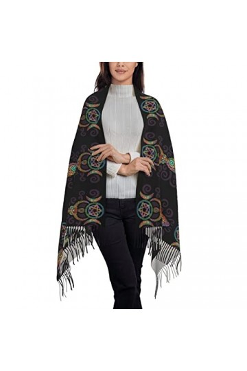 Écharpe Foulard Motif Gaia Triple Lune Wicca Wiccan Foulard Echarpe Léger Écharpe Elégant Écharpe Femme Pour Mariage Party Fe