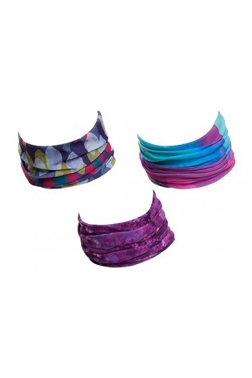 Hilltop Lot de 3 foulards multifonction pour moto - - Taille Unique