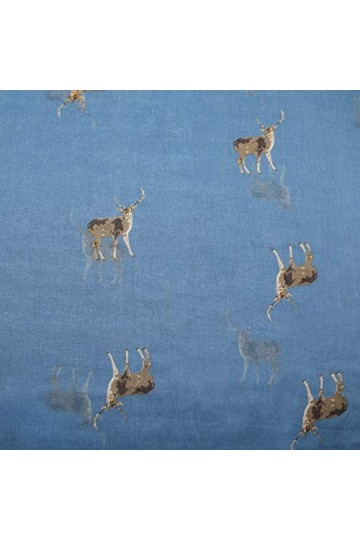 AnJuHoPa Foulard en viscose - Pour femme - Motif cheval - Couleur fraîche - Horse2PCS+Sika Deer1PCS