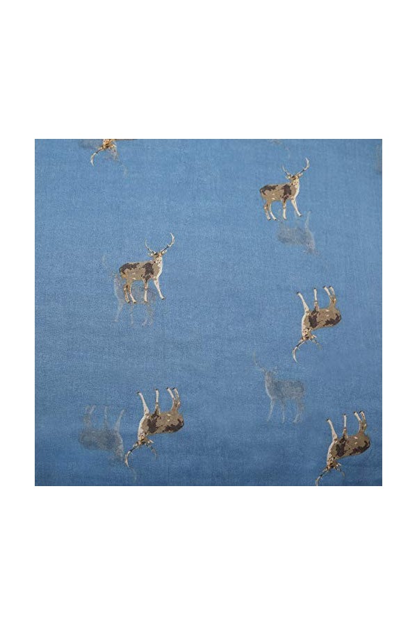 AnJuHoPa Foulard en viscose - Pour femme - Motif cheval - Couleur fraîche - Horse2PCS+Sika Deer1PCS