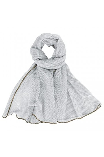 MEGAUK Foulard à paillettes pour femme - Étole dhiver - Foulard brillant pour robe de soirée, mariée, mariage, protection so