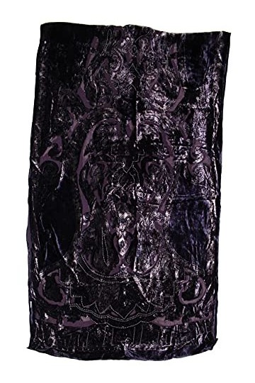 Foulard en velours doux imprimé pour femme - - Taille unique