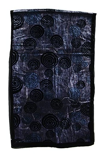 Foulard en velours doux imprimé pour femme - - Taille unique