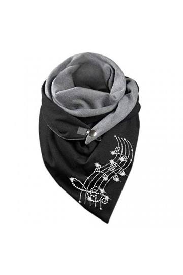 Walaka Echarpes Foulards Châles Triangle Mode Femmes Couleur Unie Écharpe Turban Haute Coton Impressions de Plume Bouton Doux