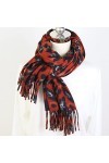 SARGE 2021 Mode Femmes Hiver Chaud Cachemire Echarpe Léopard Imprimé Châles Et Enveloppes BandanaLong Tassel Femme Foulard Co
