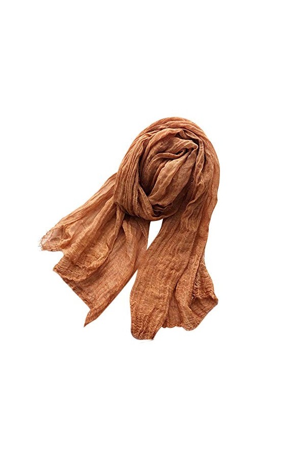 Écharpe Foulard, Écharpe en Lin, Écharpe en Coton Écharpe Épaule Écharpe Étole Écharpe Carrée pour Le Printemps Été Toute la