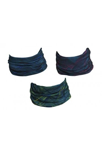 Hilltop Lot de 3 foulards multifonction pour moto - - Taille Unique